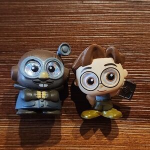 Disney Doorables Series 10 Atlantis *Rare* MILO & Gaeton Moliere Lot Of 2 Figure